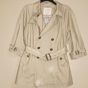 Vintage Y2K Free People Double Breasted Trench Coat